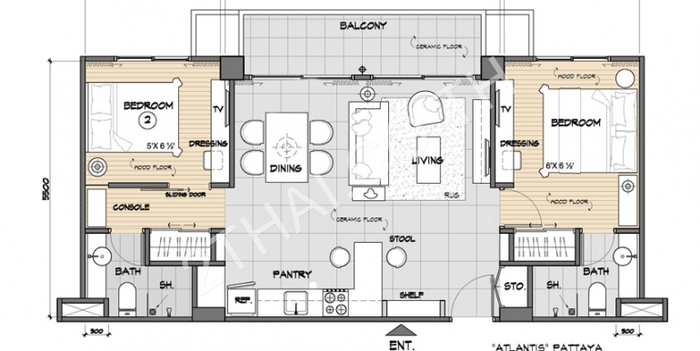 Atlantis Condo Resort, พัทยา, จอมเทียน - photo, price, location map