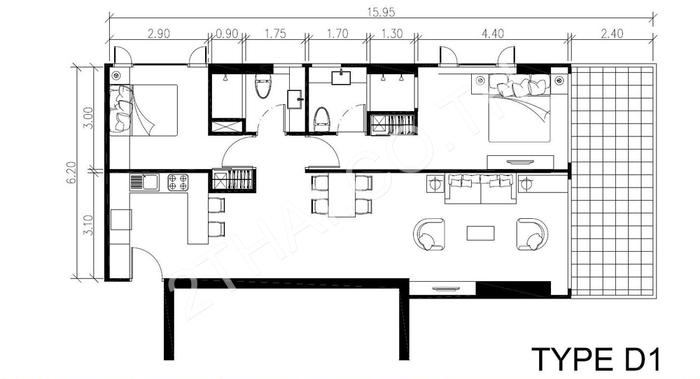 Amari Residences Pattaya, พัทยา, พระตำหนัก - photo, price, location map