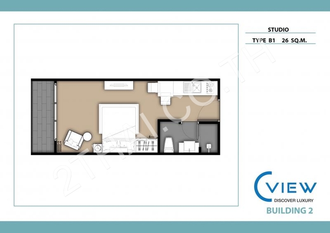 New Nordic C-View Residence, พัทยา, พระตำหนัก - photo, price, location map