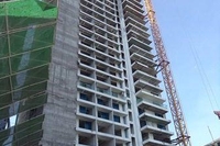 The Peak Towers - construction site photos