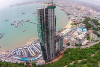 Waterfront Suites & Residences - construction progress