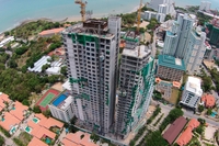 The Peak Towers - photos of construction