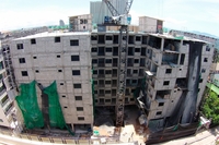 Beach 7 Condominium - photo of construction