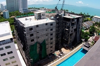 Beach 7 Condominium - photo of construction