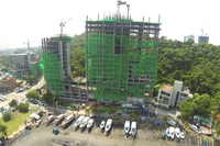 Waterfront Suites&Residences - photos of construction