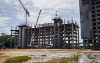 Construction update of Savanna Sands Condo