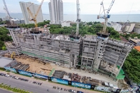 The Riviera Jomtien - construction progress