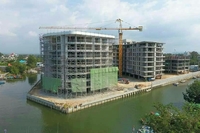 Whale Marina Condo - photo from construction site