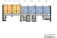Floors 9,11,13,15,17,19