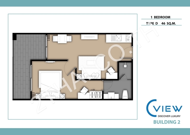 New Nordic C-View Residence, พัทยา, พระตำหนัก - photo, price, location map