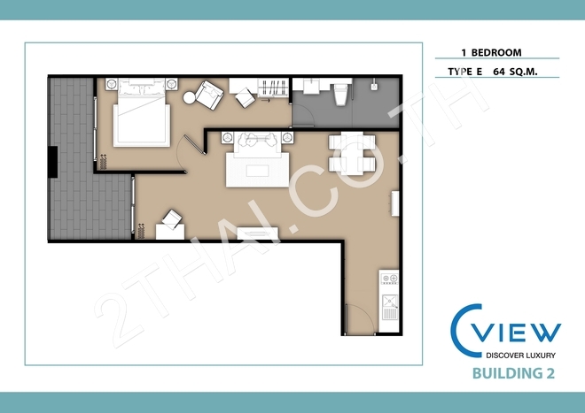 New Nordic C-View Residence, พัทยา, พระตำหนัก - photo, price, location map