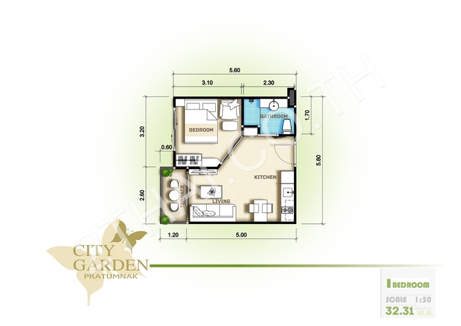 City Garden Pratumnak, พัทยา, พระตำหนัก - photo, price, location map