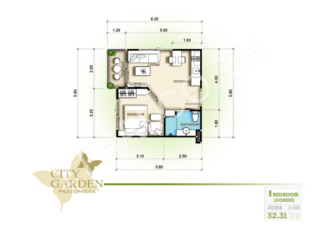City Garden Pratumnak, พัทยา, พระตำหนัก - photo, price, location map