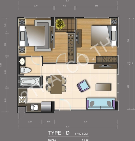 De Blue Condo 2, พัทยา, พัทยาใต้ - photo, price, location map