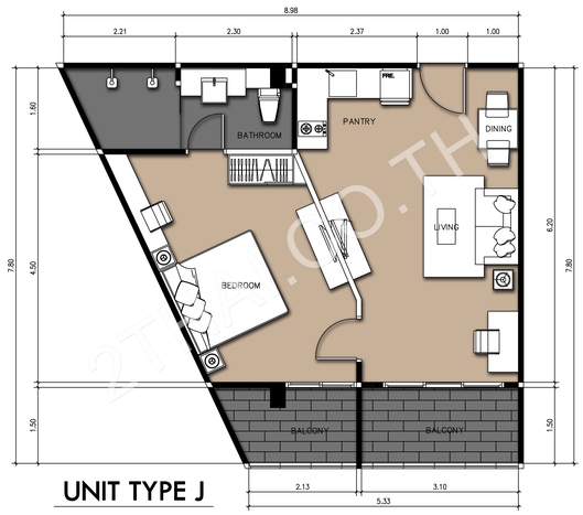Laguna Beach Resort 2, พัทยา, จอมเทียน - photo, price, location map
