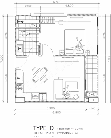 Nam Talay Condominium, พัทยา, นาจอมเทียน - photo, price, location map