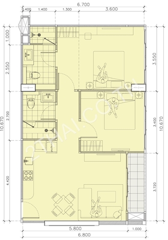 Nam Talay Condominium, พัทยา, นาจอมเทียน - photo, price, location map