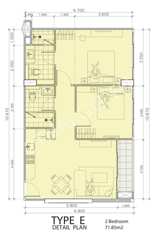 Nam Talay Condominium, พัทยา, นาจอมเทียน - photo, price, location map