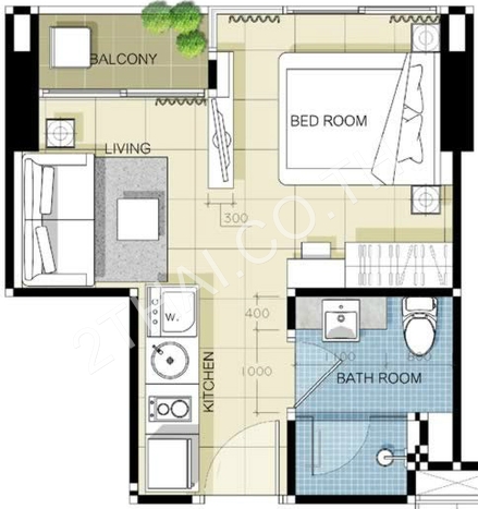 Porchland 5 La Santir, พัทยา, นาจอมเทียน - photo, price, location map