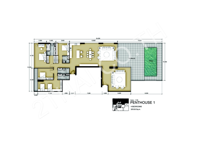 Amari Residences Pattaya, พัทยา, พระตำหนัก - photo, price, location map