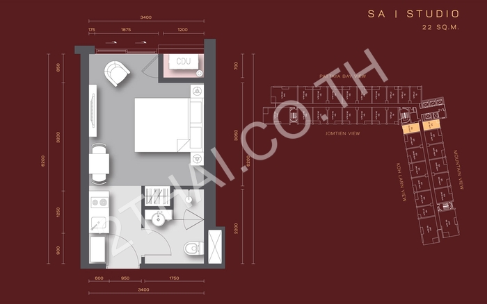 Unixx South Pattaya, พัทยา, พัทยาใต้ - photo, price, location map