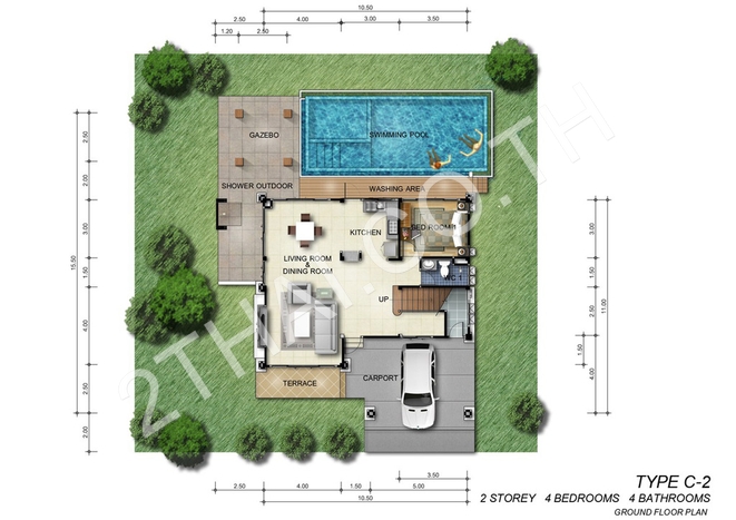 Baan Dusit Pattaya Hill, พัทยา, ห้วยใหญ่ - photo, price, location map