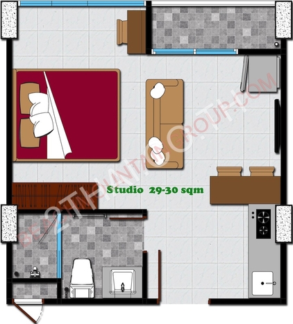 Trio Gems Condominium, พัทยา, จอมเทียน - photo, price, location map