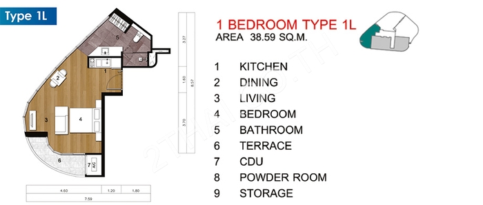 Star Residence Condo, พัทยา, พระตำหนัก - photo, price, location map