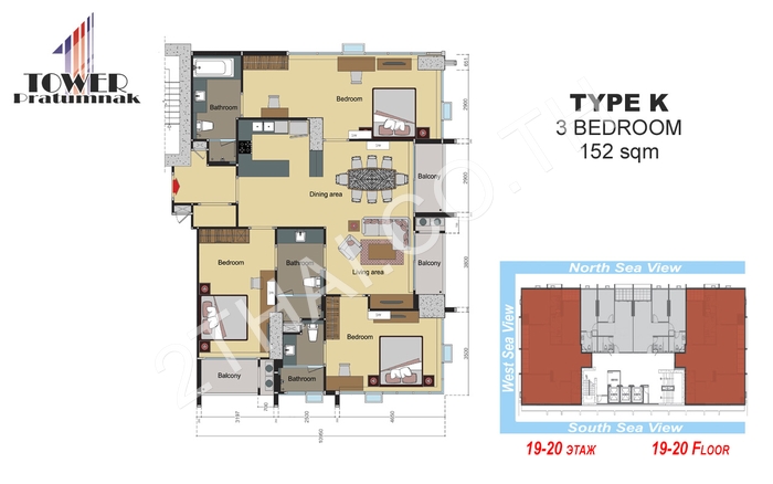 One Tower Pratumnak, พัทยา, พระตำหนัก - photo, price, location map
