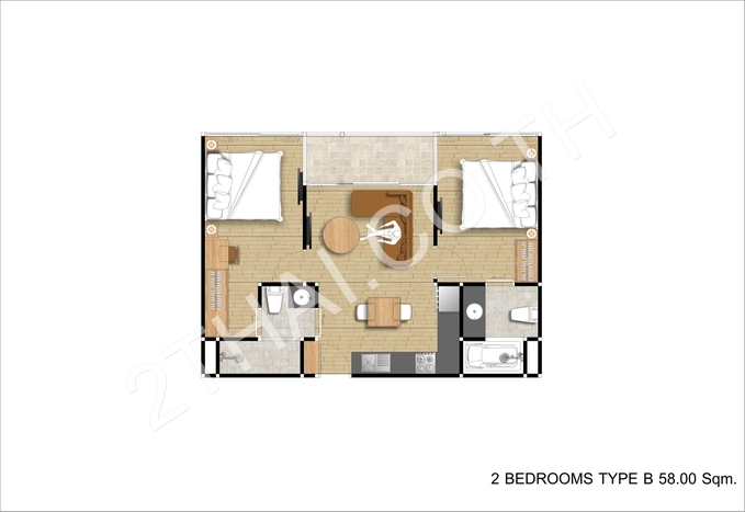 Tenerife Flower Garden Condominium, พัทยา, พัทยาใต้ - photo, price, location map