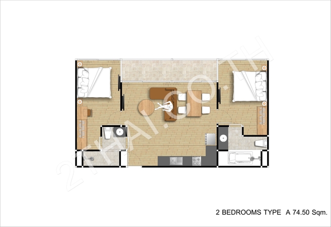 Tenerife Flower Garden Condominium, พัทยา, พัทยาใต้ - photo, price, location map