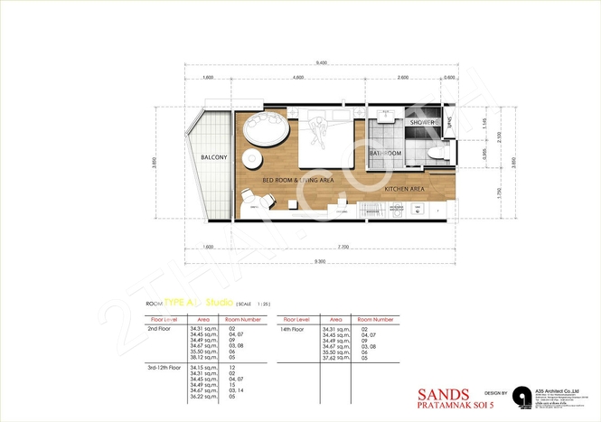 Sands Condominium, พัทยา, พระตำหนัก - photo, price, location map