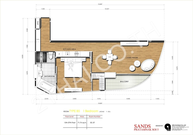 Sands Condominium, พัทยา, พระตำหนัก - photo, price, location map