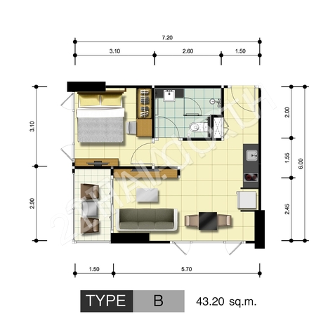 Dusit Grand Condo View, พัทยา, จอมเทียน - photo, price, location map
