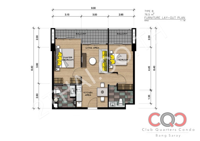 Club Quarters Condominium Bang Saray, พัทยา, บางเสร่ - photo, price, location map