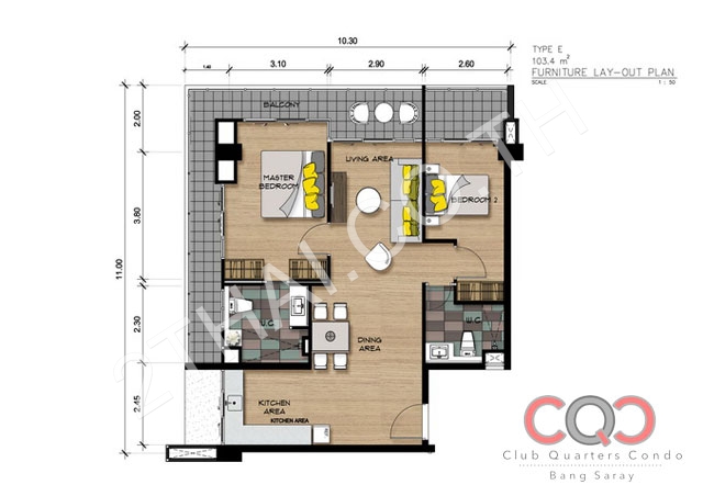 Club Quarters Condominium Bang Saray, พัทยา, บางเสร่ - photo, price, location map