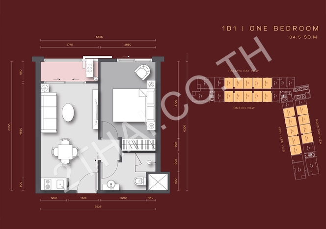 Unixx South Pattaya, พัทยา, พัทยาใต้ - photo, price, location map