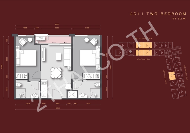 Unixx South Pattaya, พัทยา, พัทยาใต้ - photo, price, location map