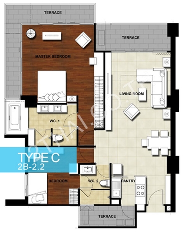 The Axis Pattaya, พัทยา, พระตำหนัก - photo, price, location map
