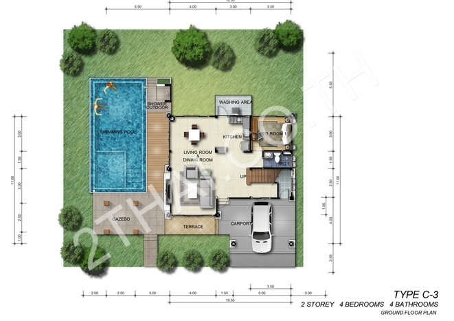Baan Dusit Pattaya Park, พัทยา, ห้วยใหญ่ - photo, price, location map