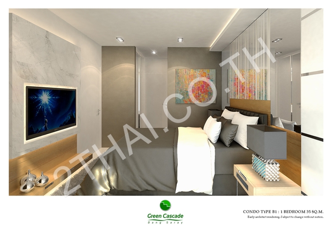 Green Cascade Condominium, พัทยา, บางเสร่ - photo, price, location map