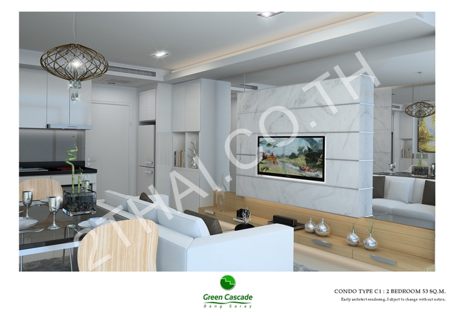 Green Cascade Condominium, พัทยา, บางเสร่ - photo, price, location map