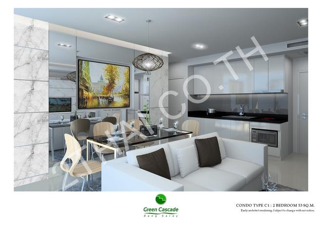 Green Cascade Condominium, พัทยา, บางเสร่ - photo, price, location map