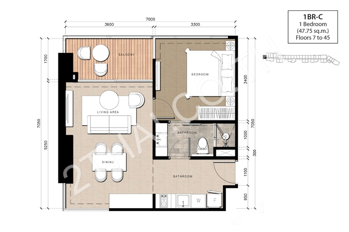 The Riviera Jomtien, พัทยา, จอมเทียน - photo, price, location map