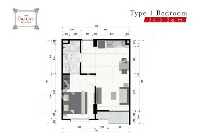 The Orient Jomtien, พัทยา, จอมเทียน - photo, price, location map