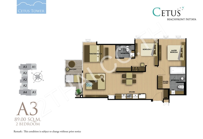 Cetus Beachfront, พัทยา, จอมเทียน - photo, price, location map