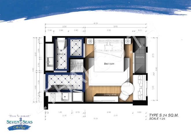 Seven Seas Côte d'Azur, พัทยา, นาจอมเทียน - photo, price, location map
