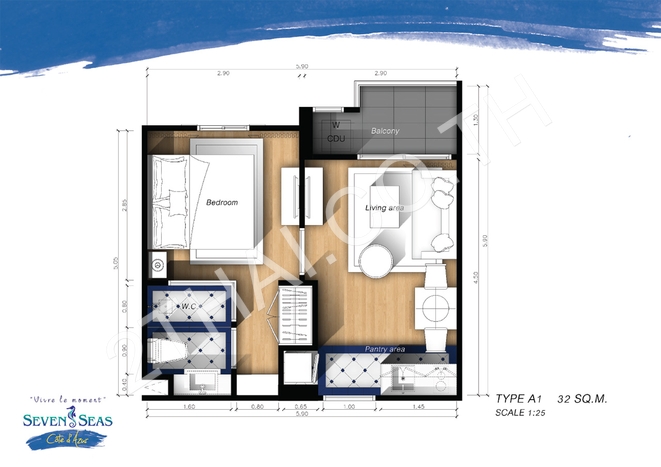 Seven Seas Côte d'Azur, พัทยา, นาจอมเทียน - photo, price, location map
