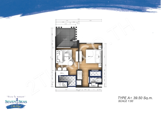 Seven Seas Côte d'Azur, พัทยา, นาจอมเทียน - photo, price, location map