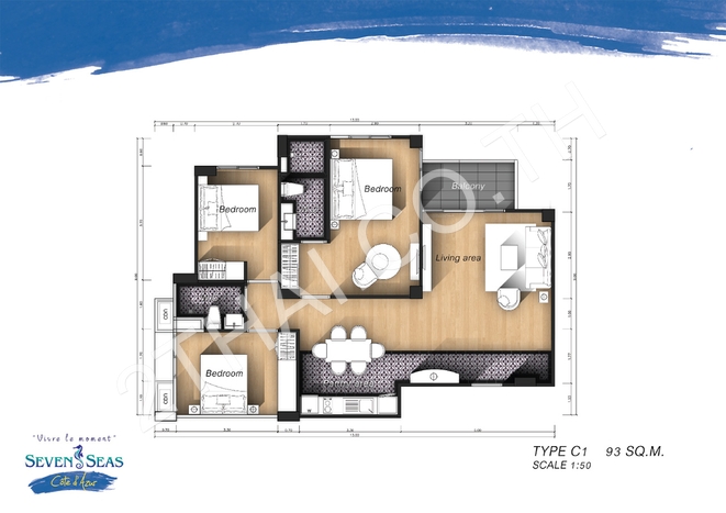 Seven Seas Côte d'Azur, พัทยา, นาจอมเทียน - photo, price, location map